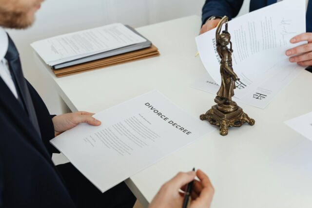 divorce papers